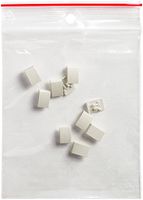 Seitenbaustein 10 Stk EDIZIOdue hellgrau, ohne LED