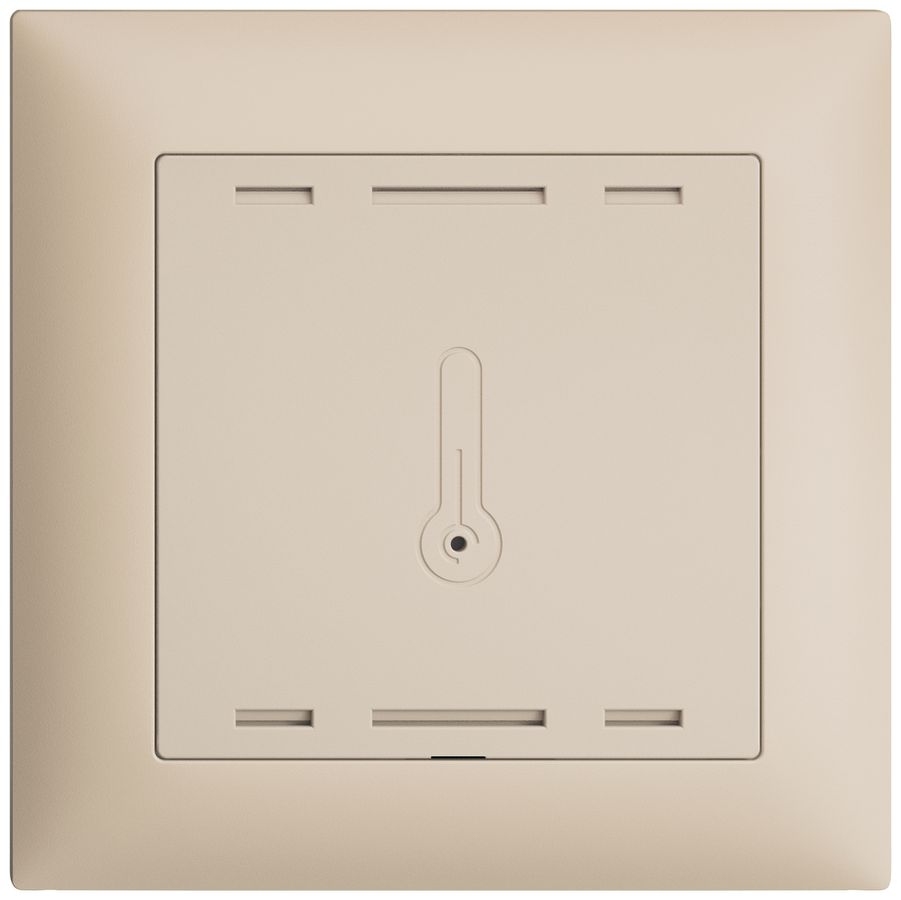 UP-Raumtemperatursensor EDIZIOdue Wiser K+ 230V 88×88mm cr