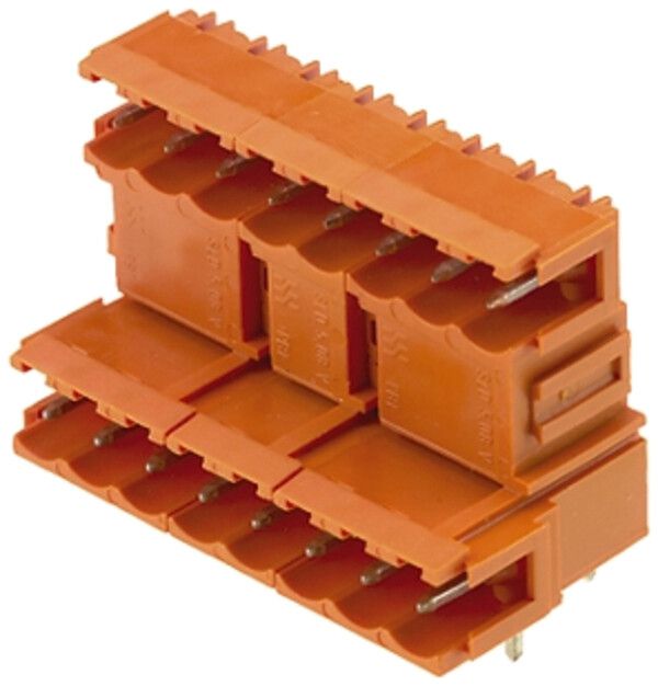 Stiftleiste Weidmüller SLD offen THT 5.08mm 4L 90° 3.2mm verzinnt orange