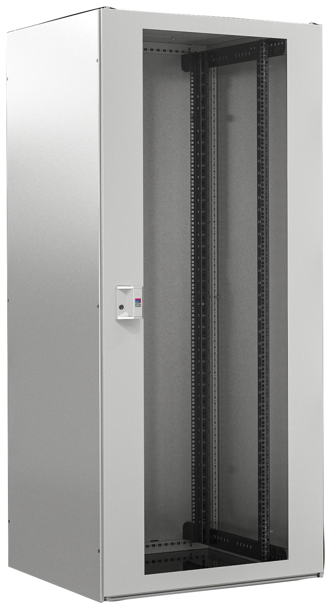Netzwerkschrank 19" Rittal TX Sichttür, Dachblech, 800×2000×1000mm