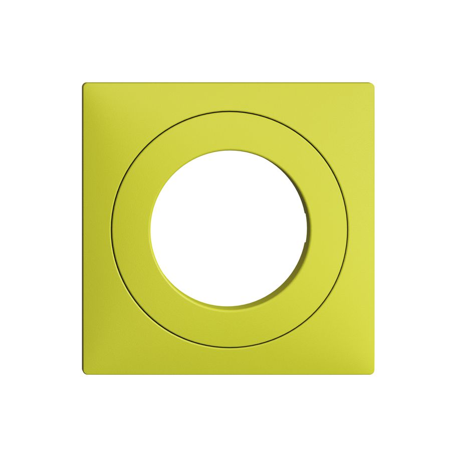 Kit frontale EDIZIOdue lemon 60×60mm per interr.a chiave