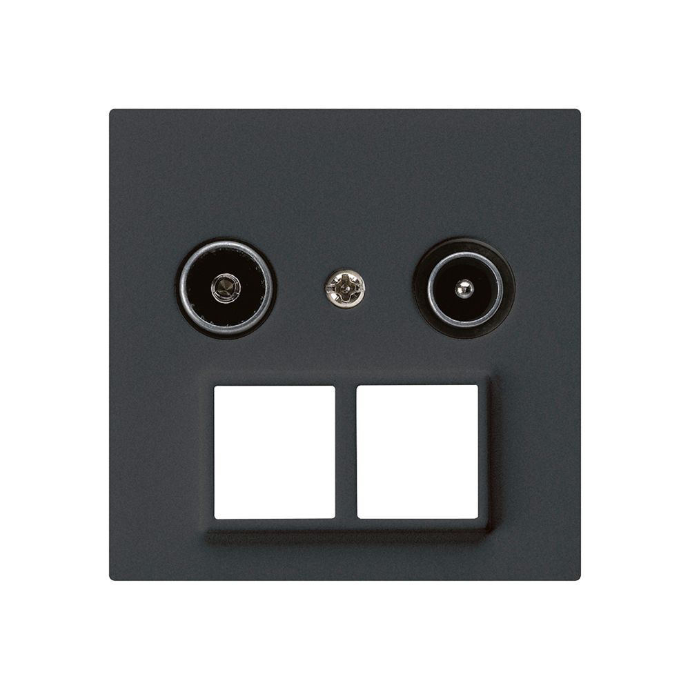 Prise d'antenne ENC R/TV HMS kallysto A 19dB noir