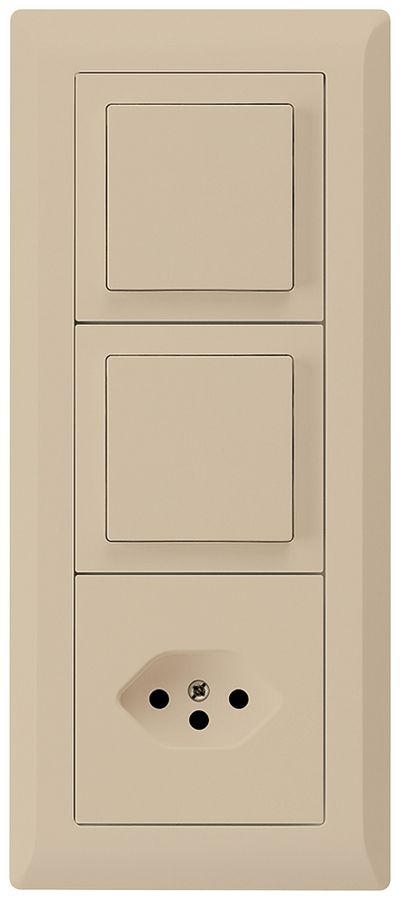 Combinaison ENC kallysto.line grd.I-I-I verticale 2×interr.S3+type 13 beige