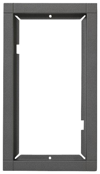 Kombirahmen Siedle, aus Polycarbonat lackiert, 231×131×15mm, grau