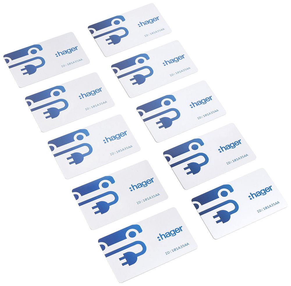 Transponderkarte Hager witty RFID für die Authentifizierung 10Stk