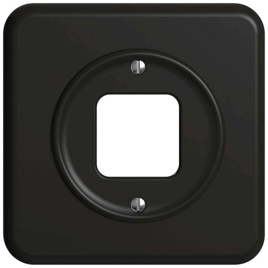 UP-Abdeckset STANDARDdue Wiser SNAPFIX® Thermostat schwarz