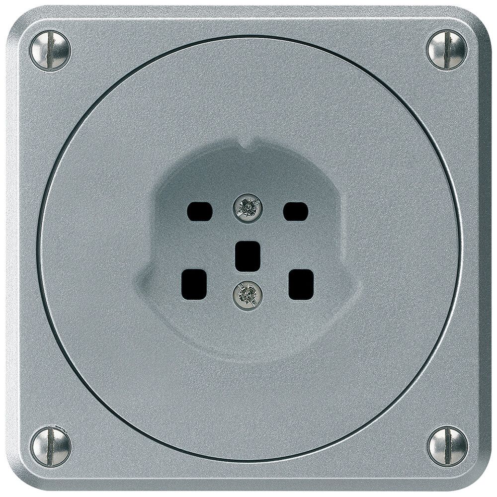 Presa INC robusto tipo 25 alluminio senza copercchio
