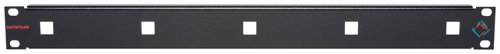 Rangierpanel 19" Dätwyler 1HE schwarz