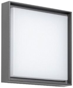 LED-Wandleuchte DOTLUX WALLsquare IP65 235×235×65mm 14W 3000K