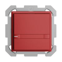 Pulsante INC KNX 1×EDIZIOdue colore berry RGB con LED con inserto carta