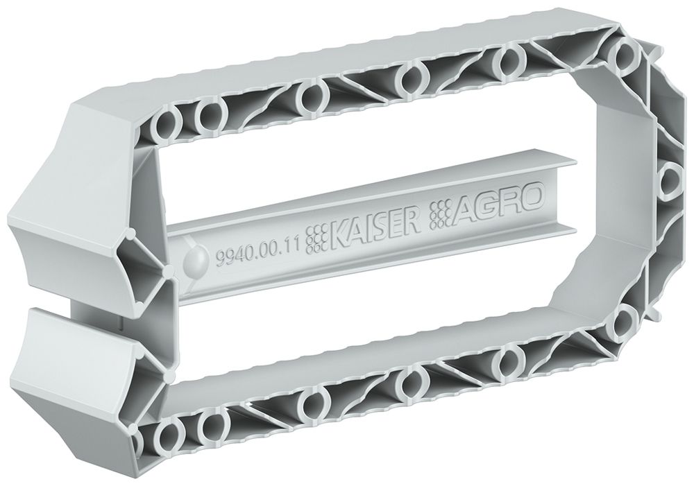 Flügelset AGRO Prefix® 137×59×16mm, hellgrau, 2 Stück