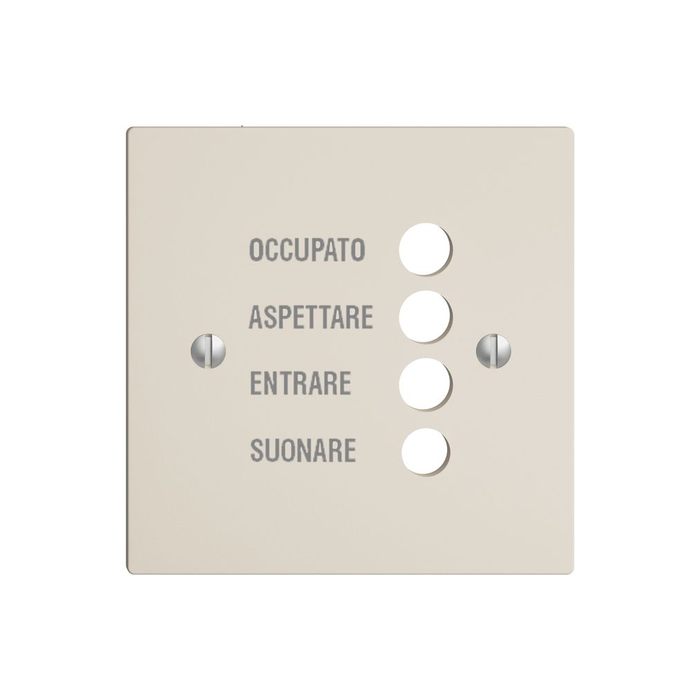 Frontplatte EDIZIOdue crema, italienisch