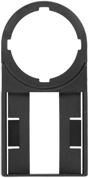 Supporto Weidmüller MultiCard SM p.Marcatore per apparecchi 59×27mm PA66 nero