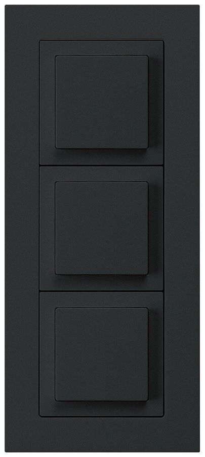 UP-Kombination kallysto.pro Gr.I-I-I vertikal 3×Schalter S3 schwarz