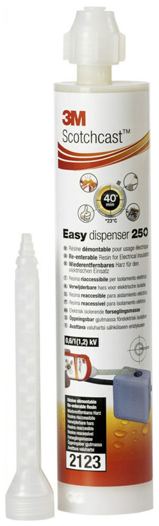 Résine à deux composants 3M™ Scotchcast Easy Dispenser 250