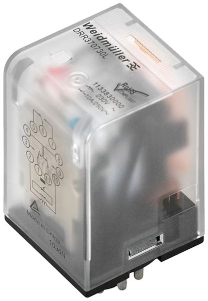 Relais WM DRR373220L 3CO AgSnO2 198…264VDC 10A/250VAC