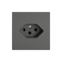 Steckdose EDIZIO.liv SNAPFIX® 1×T13 mit Shutter dgu