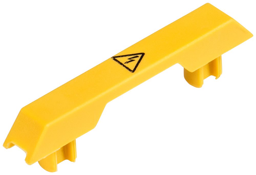 Abdeckung Wieland AD WT 2.5 mit Warnsymbol