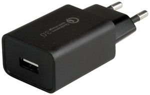 Alimentatore VALUE, 1×USB A (QC 3.0), 18W