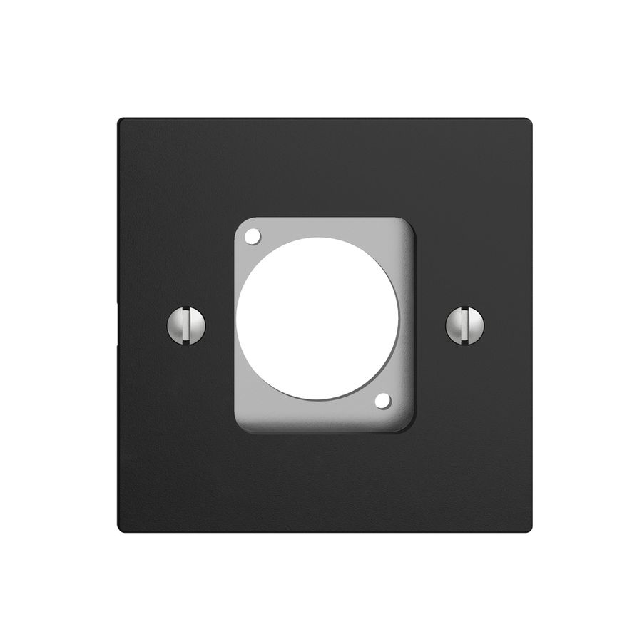 Kit de montage pour prise XLR EDIZIOdue noir