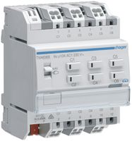 Modulo di uscita AMD KNX Hager easy 10A sestuplo