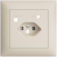 Kit frontal EDIZIOdue pour prise FI FMI, T23, shutter, crema