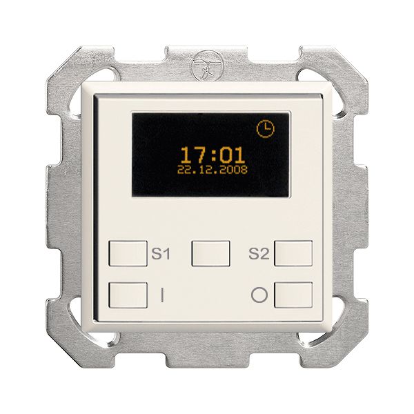 Minuteur astro. ENC ON-OFF 1c/2t ZEP EDIZIOdue blanc