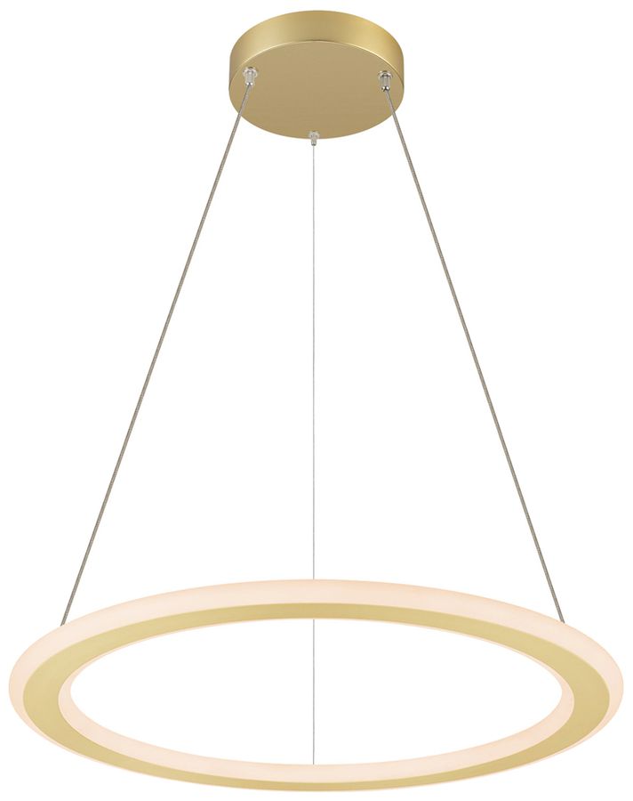 LED-Pendelleuchte SLV ONE FLAT 23W 1700lm 927/930 DIM Ø600 Messing