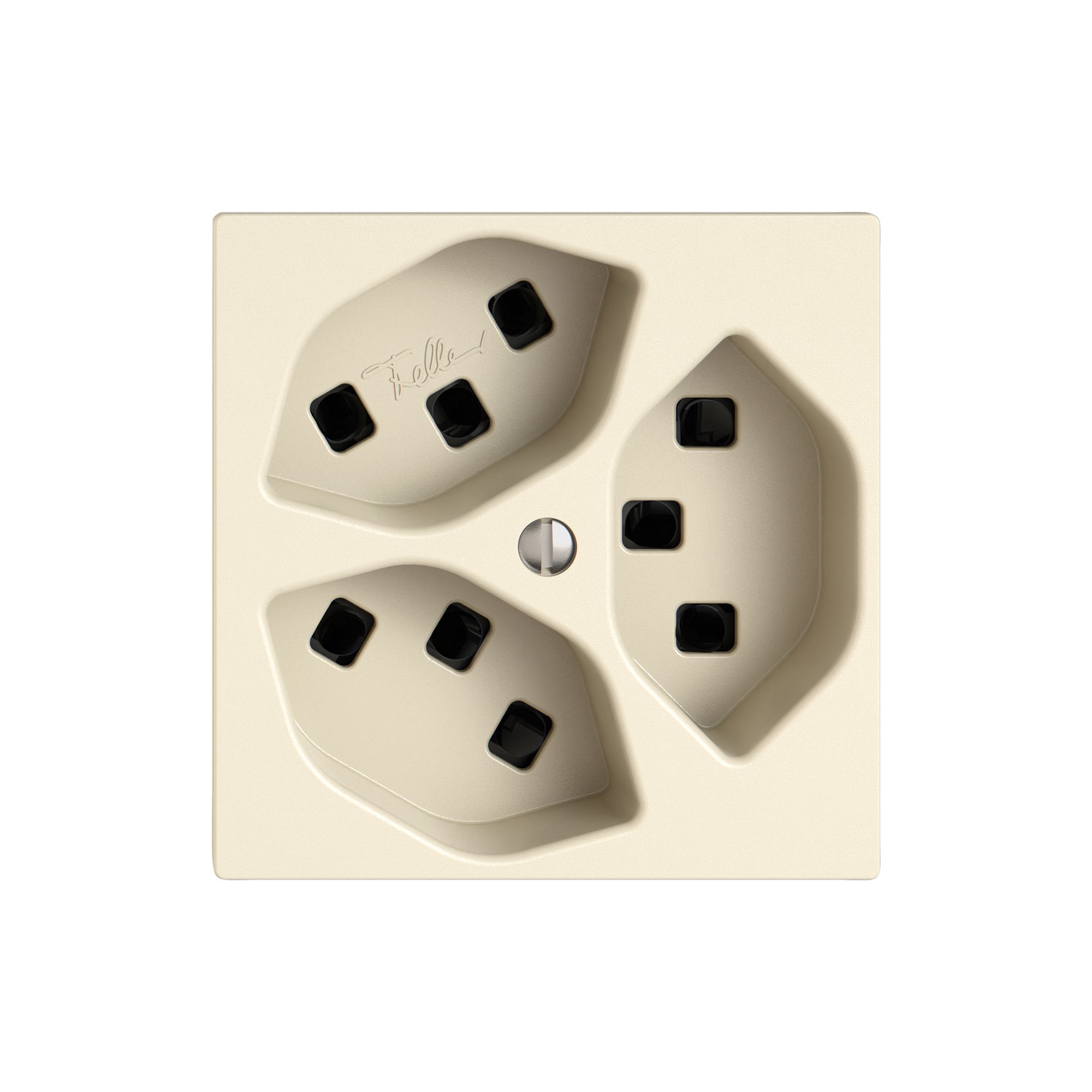 Prise EDIZIO.liv SNAPFIX® 3×T23 cr