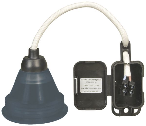 Downlight ELBRO GU10 35W Ø79mm grau