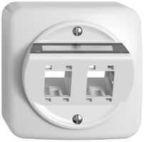 AP-Montageset STANDARDdue SNAPFIX® für freenet Kat.5e/6 Adapter schräg 2× ws