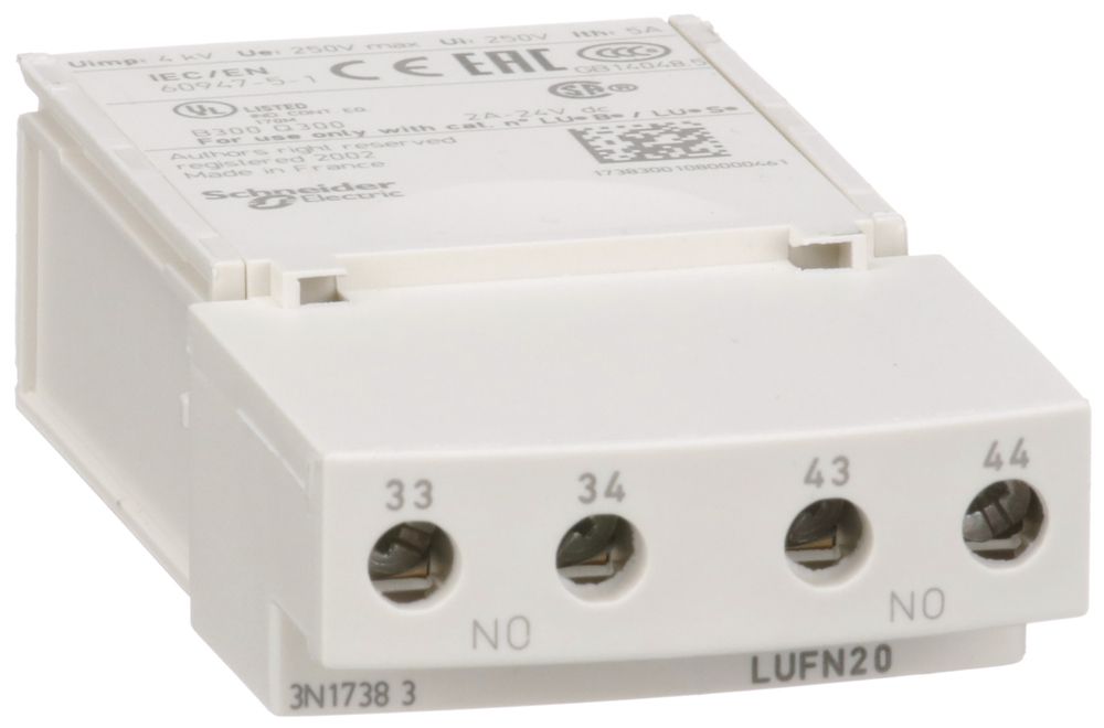Contact auxilaire Schneider Electric LUFN20 2F