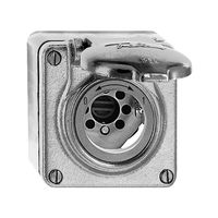 Schwenktaster nass 0<->1 Al, für Sicherheitsschloss, ohne Zylinder