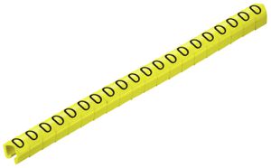 Leitermarkierer Weidmüller CLI C MP für Ø3…4mm 3×5.5mm Aufdruck: 0, gelb