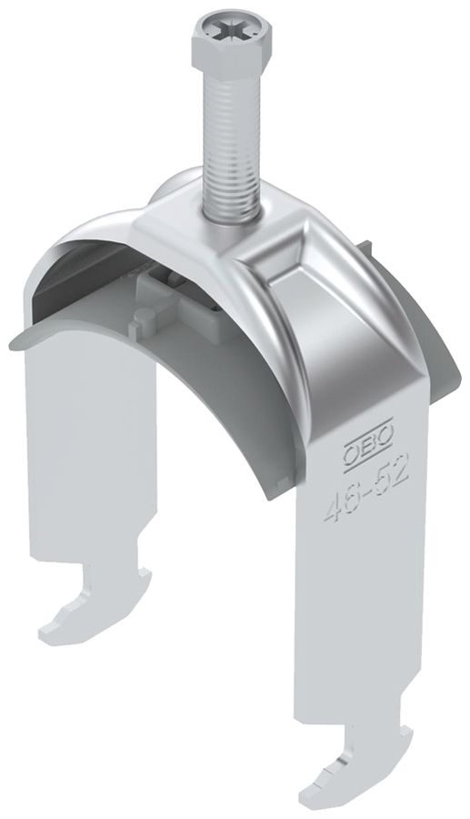 Fixation rapide BET 2056 pied à H matière synthétique 46…52mm 1×câble aluminium