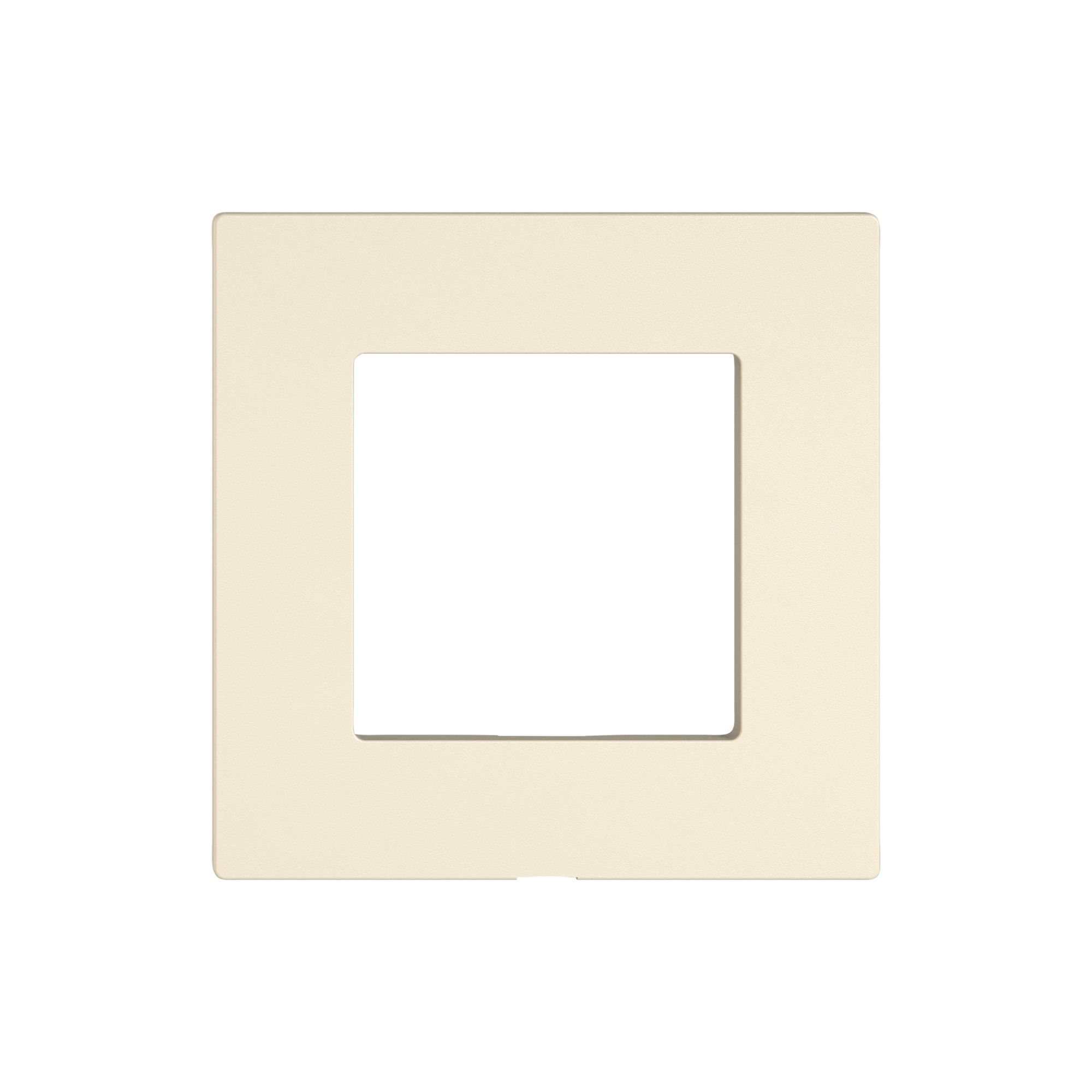 Plaque frontale EDIZIO.liv Wiser 60×60mm crema