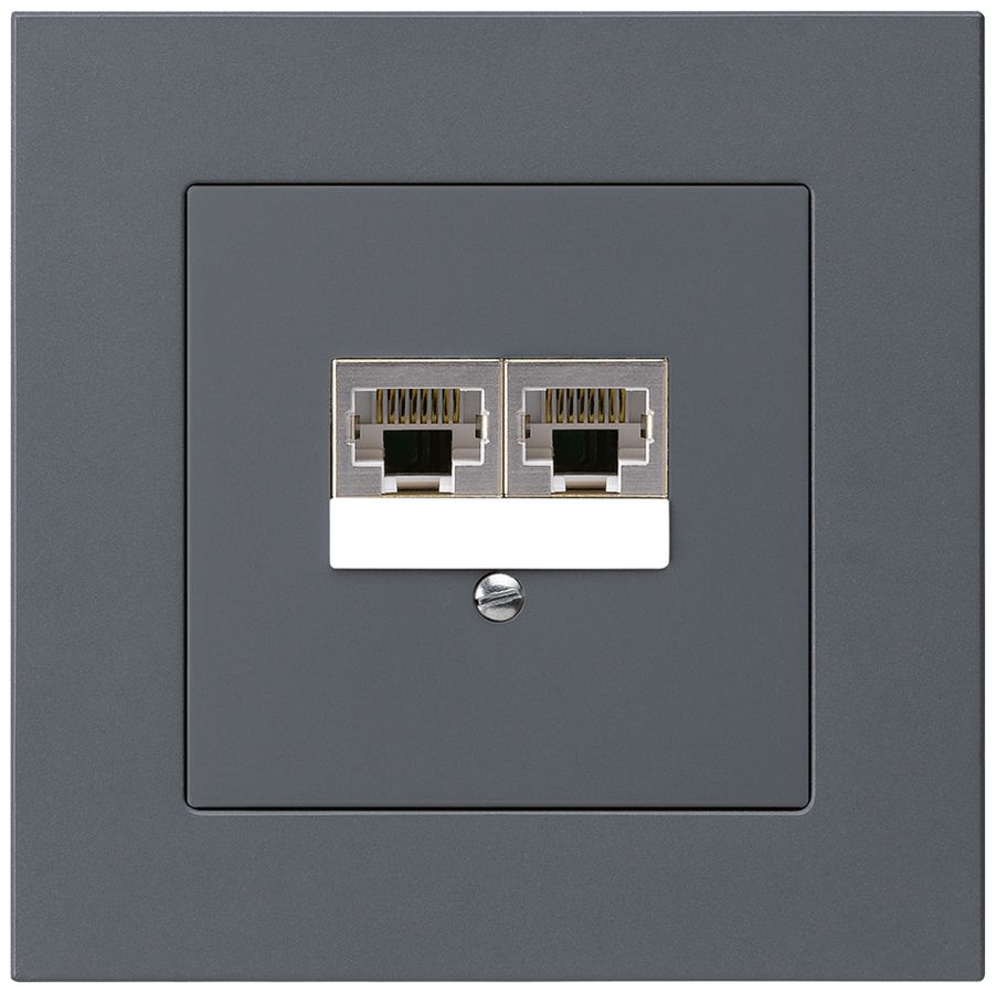 UP-Dose kallysto.pro 2×RJ45s parallel anthrazit