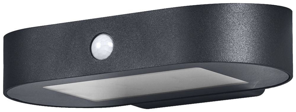 LED-Wandleuchte LEDVANCE ENDURA Solar PIR SEN 4W 380lm 3000K IP44 schwarz