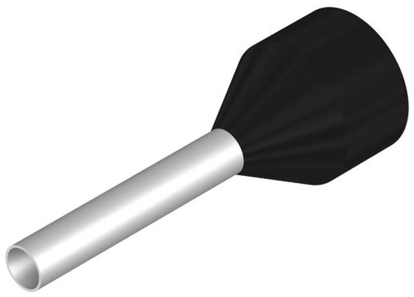 Estremità di cavo Weidmüller H isolata 2.5mm² 14.5mm nero sciolto