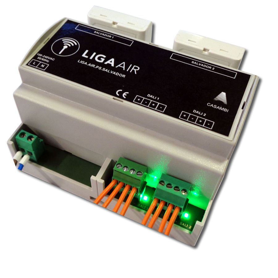 DIN Adapter zu LIGAAIR.SAL PS.SALVADOR 240V 2x DALI 200mA