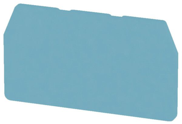 Paroi de fermeture/intermédiaire Weidmüller ZAP/TW ZDU1.5/2AN 51.5×28.9mm bleu