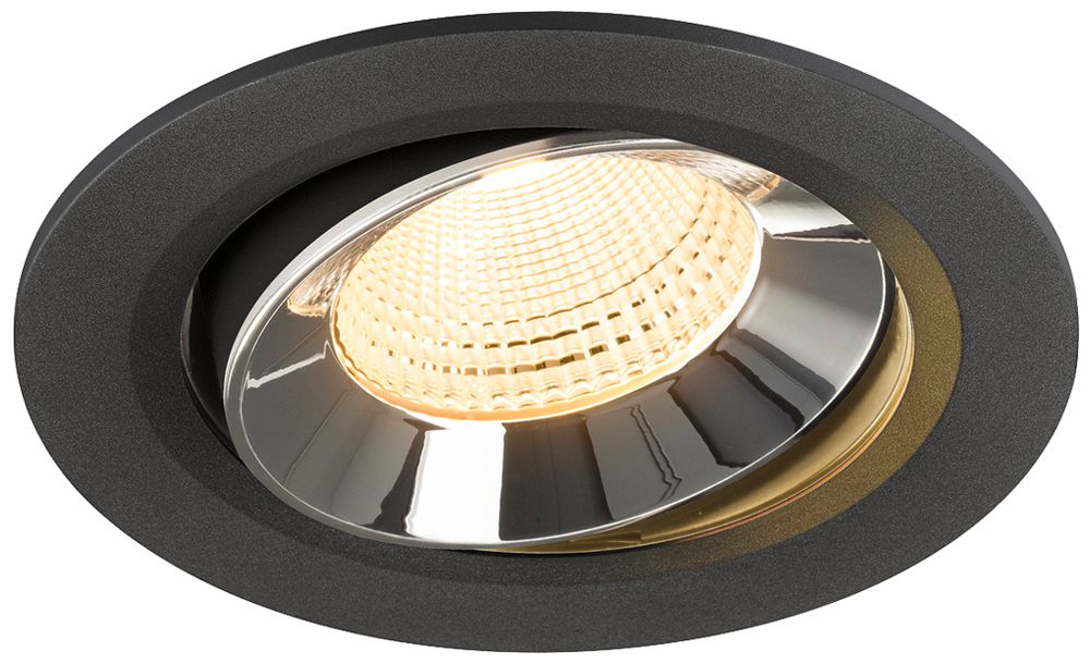 LED-Downlight SLV NUMINOS MOVE L 17W 2500lm 3000K WB DALI Ø145 sz/cr