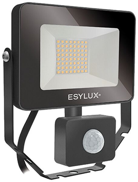 Projecteur LED ESYLUX AFL BASIC, 10W 3000K 1000lm 148×58×160mm IP65, noir