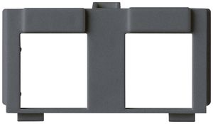 Modulo kallysto 2×RJ45 Keystone antracite