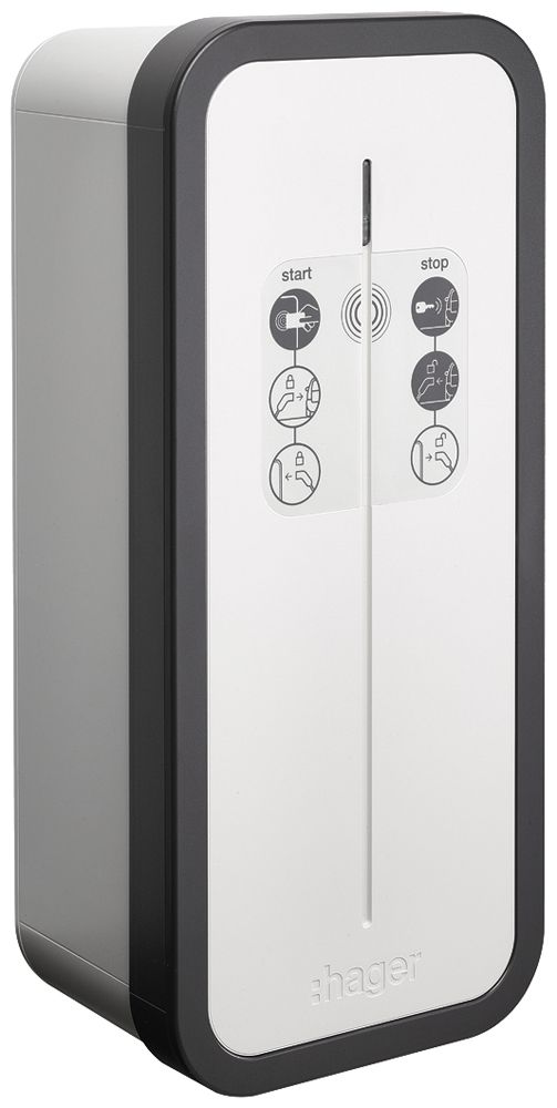 Ladestation Hager witty share 1×T2 11/22kW 3L 400V 16/32A IP55