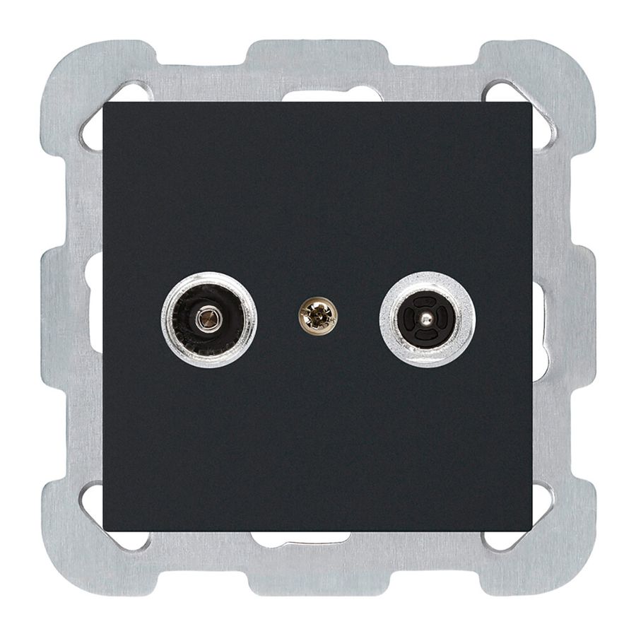 Presa antenna INC kallysto R/TV montaggio B 11dB 2GHz nero