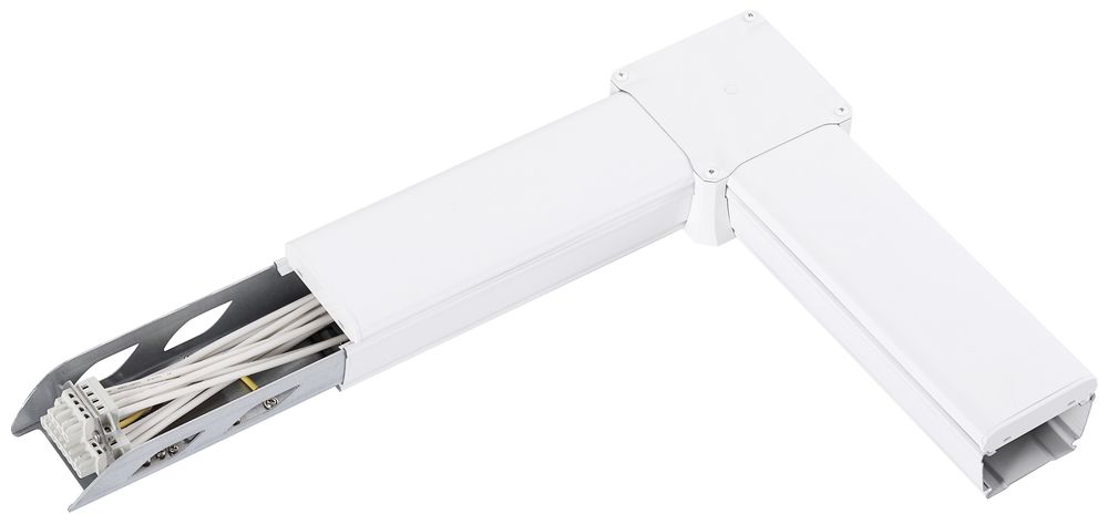 Eckverbinder rechts RTS 8-adrig, weiss