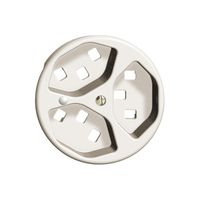 Frontscheibe FH 3×T23 weiss Ø58mm mit Linse