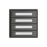 Universaltaster EDIZIO.liv UNI SNAPFIX® 5…48V o.LED 4× 1-Tbed.Pap.dgu