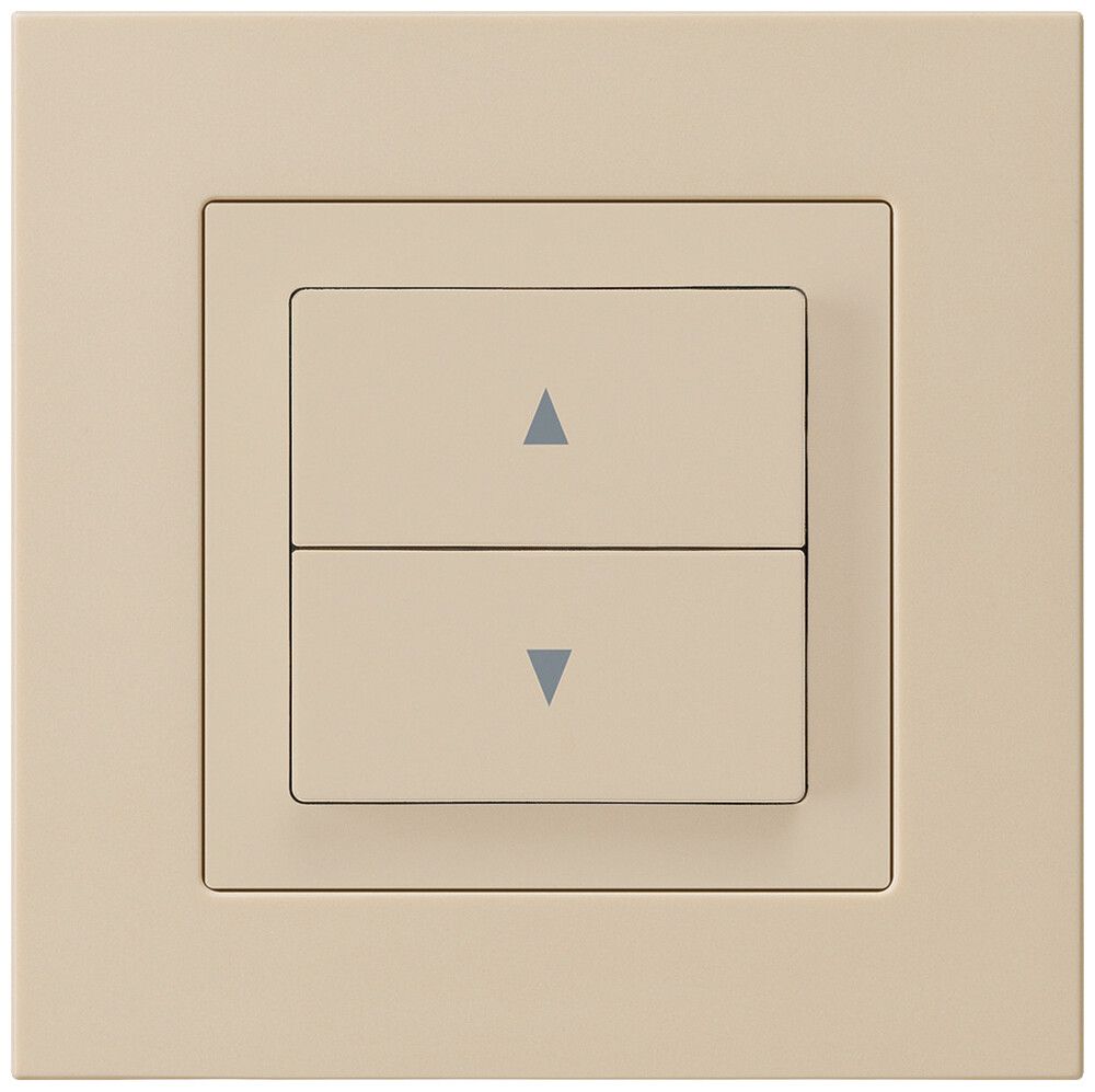 UP-Storentaster kallysto.pro beige mit 2 Funktionstasten Steckklemme